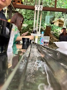 西寺水神公園そうめん流し
