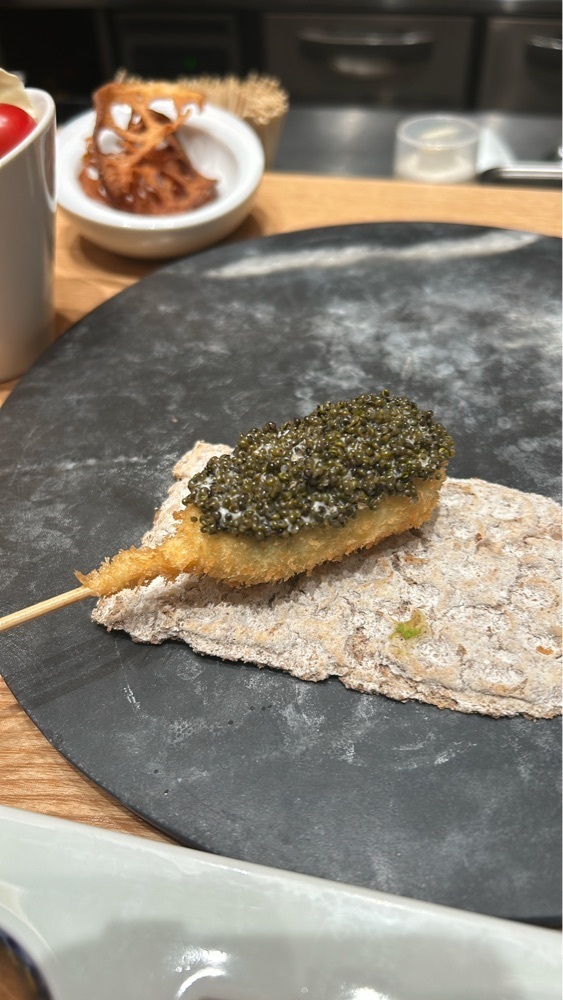 Rei Ouchiさんが投稿した創作串揚げつだ 虎ノ門ヒルズステーションタワー店に関する口コミの画像