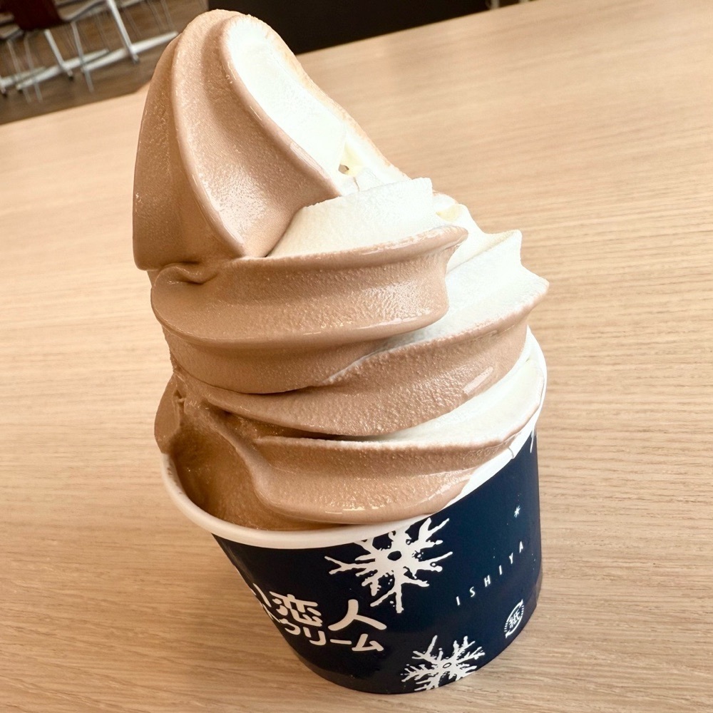 kaze_gourmetさんが投稿した白い恋人ソフトクリーム 酒々井PA(下り)店に関する口コミの画像