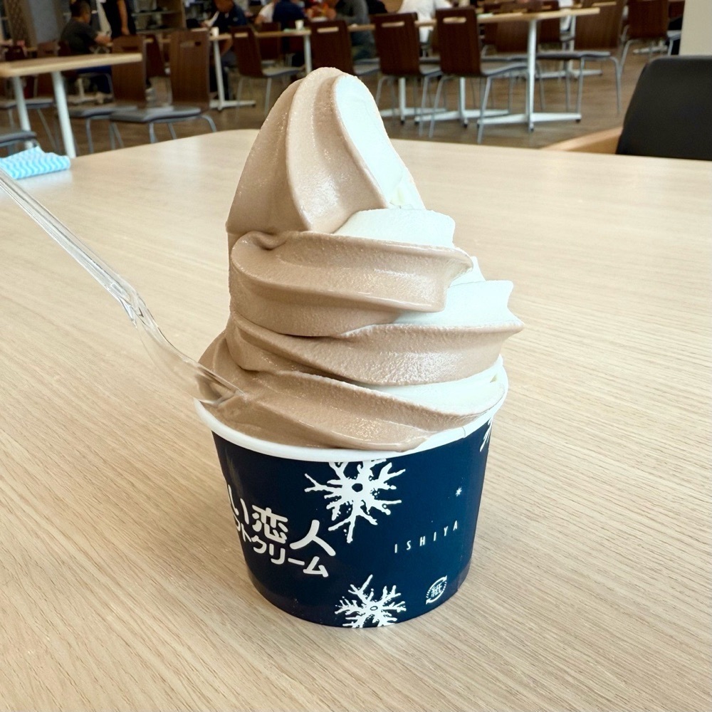 kaze_gourmetさんが投稿した白い恋人ソフトクリーム 酒々井PA(下り)店に関する口コミの画像