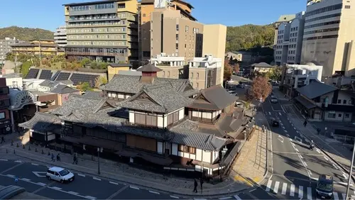 道後の温泉街
