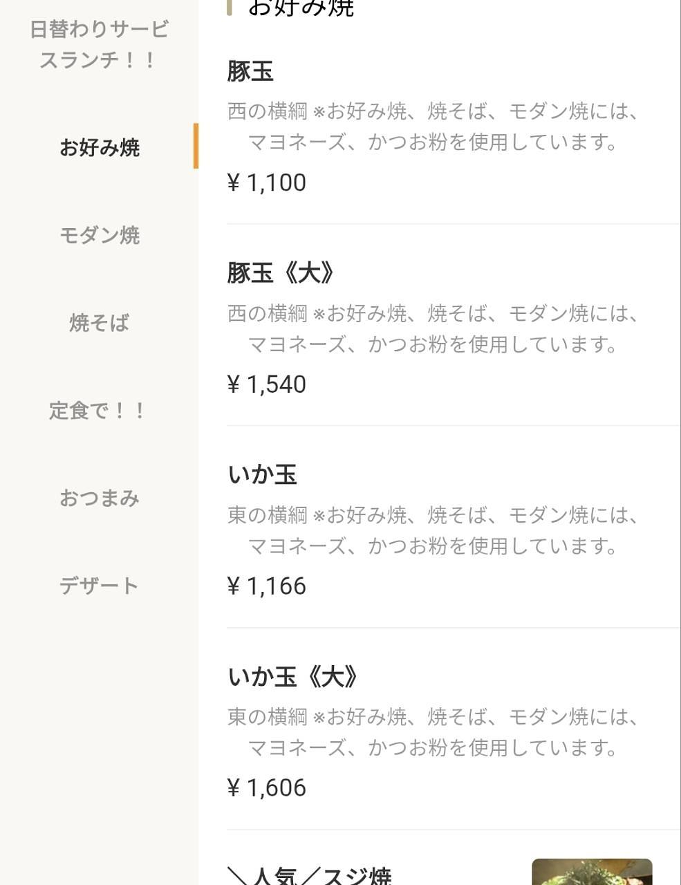 じゅりぽんさんが投稿したお好み焼 きじ 品川店に関する口コミの画像