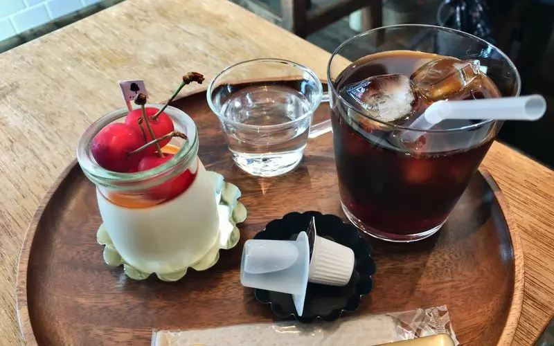 こだわりのコーヒーでくつろぎタイム。 1枚目