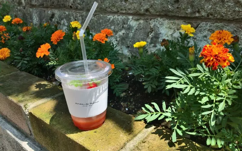 自家製の変わり種ドリンクも美味しかった！ 1枚目