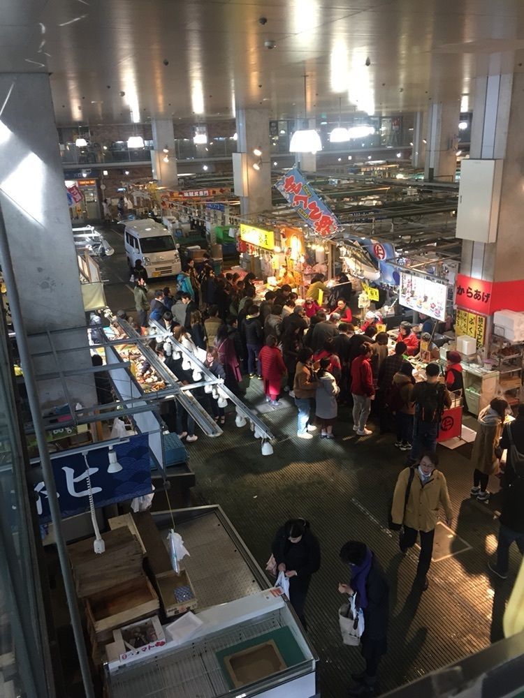 船に乗って下関へ🛥市場や食堂がたくさんありますよー⑅◡̈*の画像