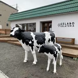 住宅街の中に突然現れる牛！？そこは札幌が誇るジェラートの名店…♡