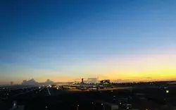 関西空港の夕焼け絶景スポット！Sky Viewで心を癒されよう