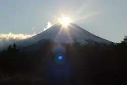 オススメの山梨観光！花の都公園でダイヤモンド富士を見よう！