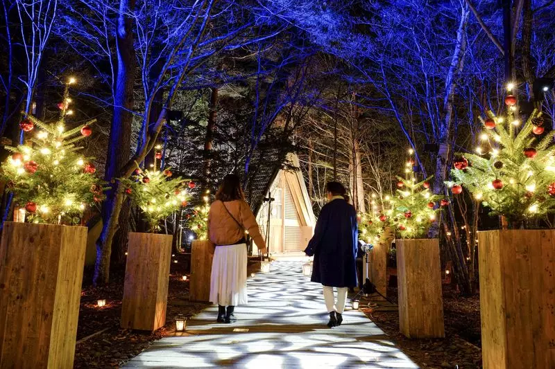 まるでおとぎの世界♡軽井沢高原教会 星降る森のクリスマス 2019