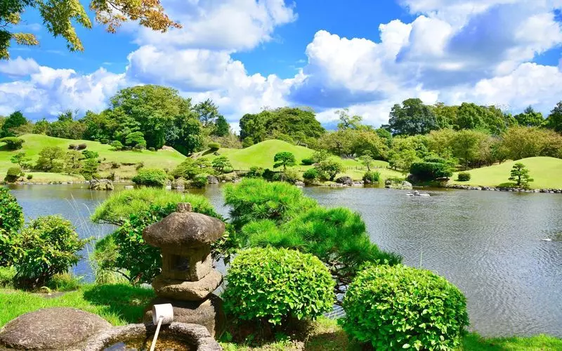 熊本のドライブスポット7. 水前寺成趣園 1枚目