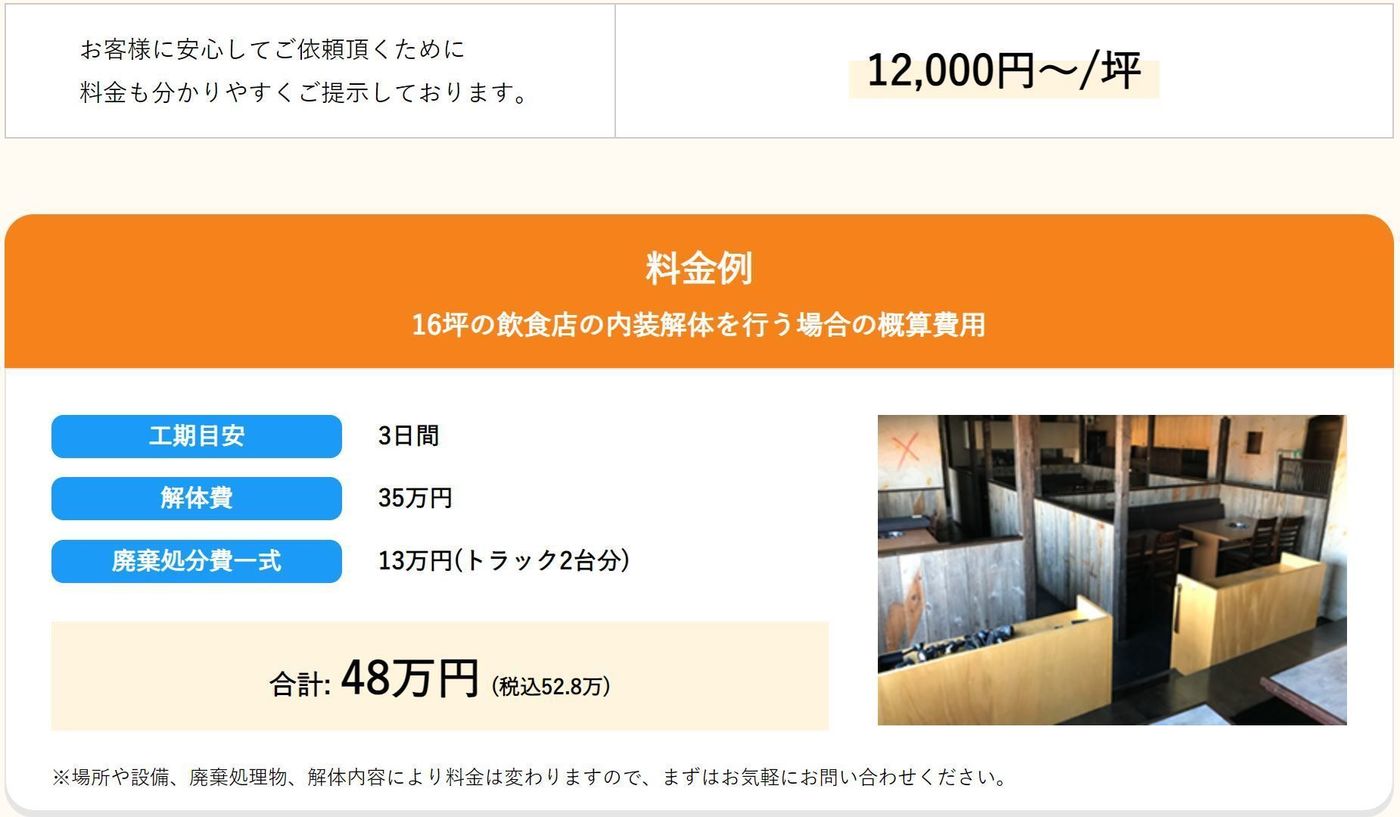 大阪で内装解体をするならクリーンアイランドで決まり！おすすめする理由6つや基本料金も紹介の画像