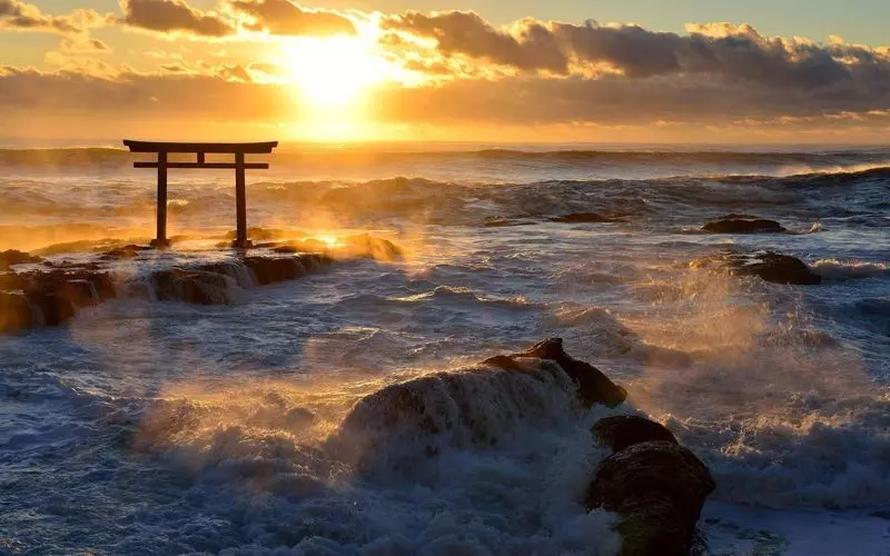 【茨城】6. 関東の誇るパワースポット！壮大な自然を感じられる観光名所「大洗海岸」 1枚目