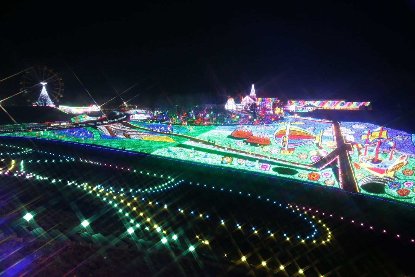 朝から遊べる！日本最大級イルミの東京ドイツ村♪の画像