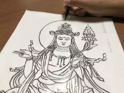 【とりっぷ京都】ひそかなブーム？！京都で写仏（しゃぶつ）体験♪