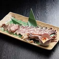 炉端焼きで新潟名物を頂く 1枚目