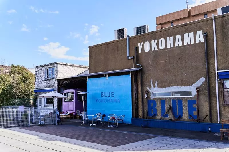 4. 神奈川でフォトジェニックな壁の撮影スポット【BLUE BLUE YOKOHAMA】 1枚目