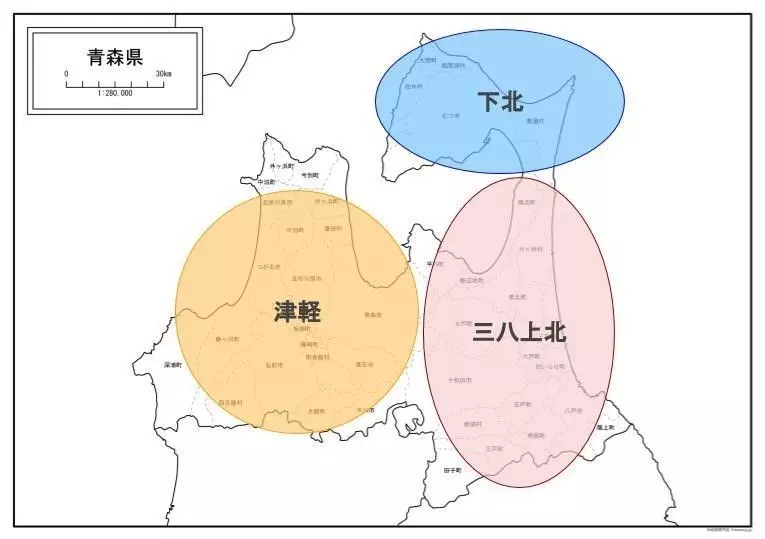 大まかに3つのエリアに分けられる 1枚目