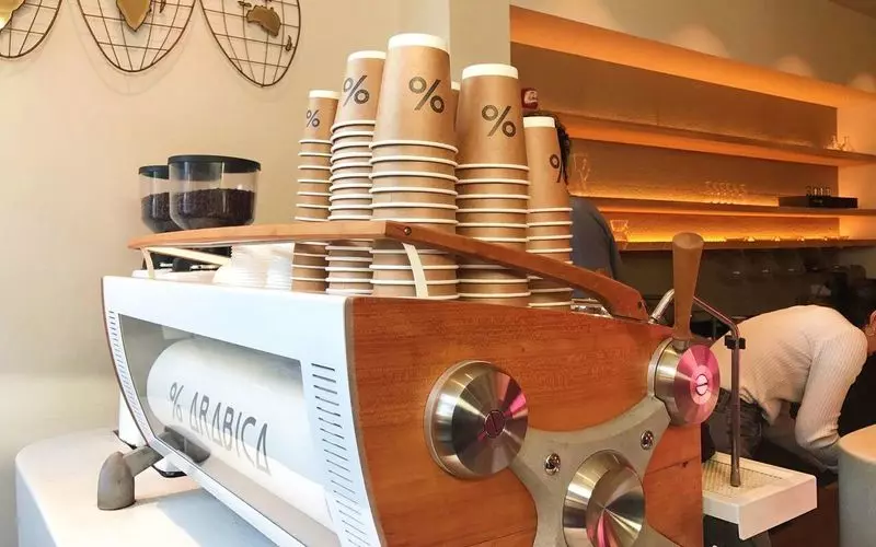 【京都1泊2日旅行】嵐山でインスタ映えするコーヒー店「ARABICA」へ【13:30】 1枚目