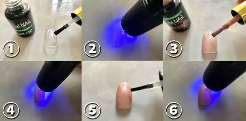 ジェルネイルのやり方の手順 1枚目