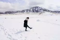 【熊本】雪を感じたいならここ！草千里ヶ浜で雪遊び♪