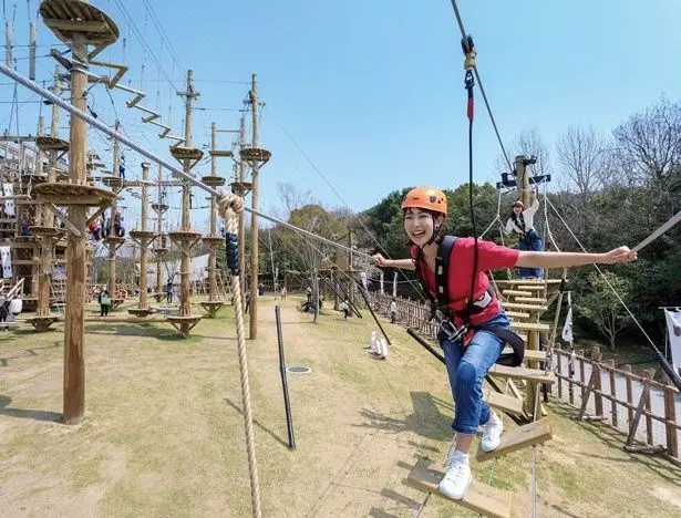 大人も子どもも思いっきり遊べる関西のお出かけスポット「ニジゲンノモリ」PR 1枚目