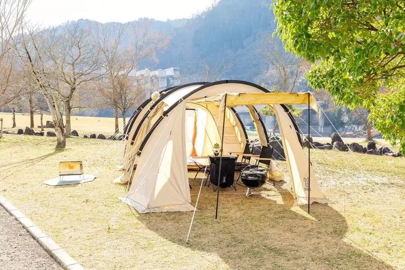 【関西の穴場絶景スポット】BBQと温泉も楽しめるキャンプ場!「DOD CAMP PARK KYOTO」PR 2枚目