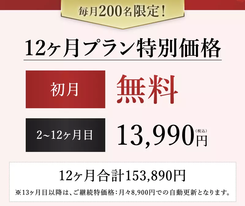 【75,130円OFF】毎月200名限定(※)のお得価格で購入可能! 1枚目