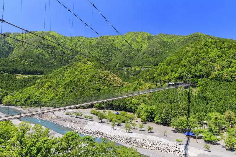 21. 谷瀬の吊り橋 1枚目