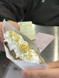 【金沢 東茶屋街 】食べ歩きにオススメ 金沢らしい金箔コロッケ
