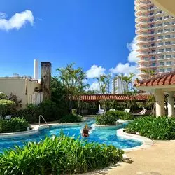 沖縄リゾート【日帰りホテルプール＆温泉＆ビーチ】南国満喫コース♡