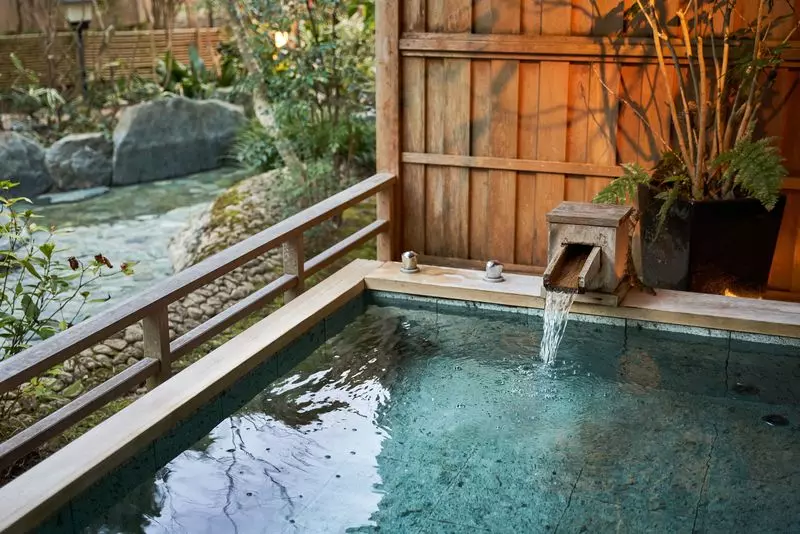 源泉かけ流しの温泉や食事を堪能しよう 1枚目