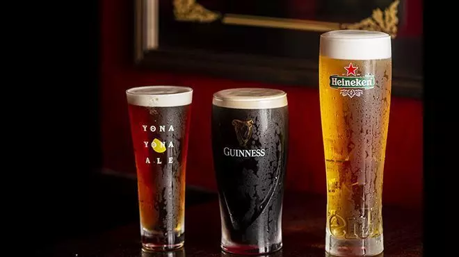 ギネスビールをはじめとする多彩なドリンクメニュー! 1枚目