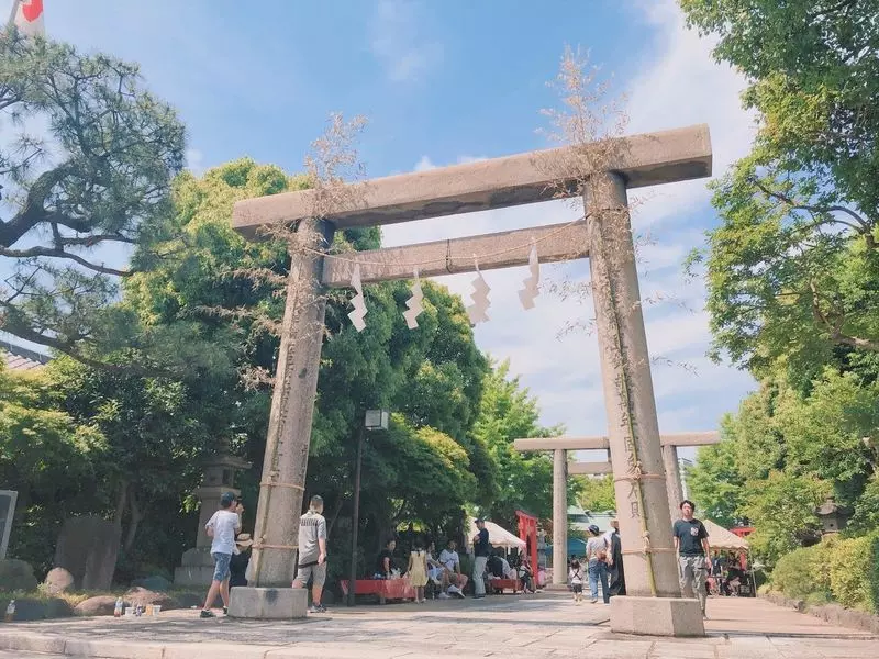 【浅草七福神巡り】14:45「石浜神社」墨田川のほとりにある神社 1枚目