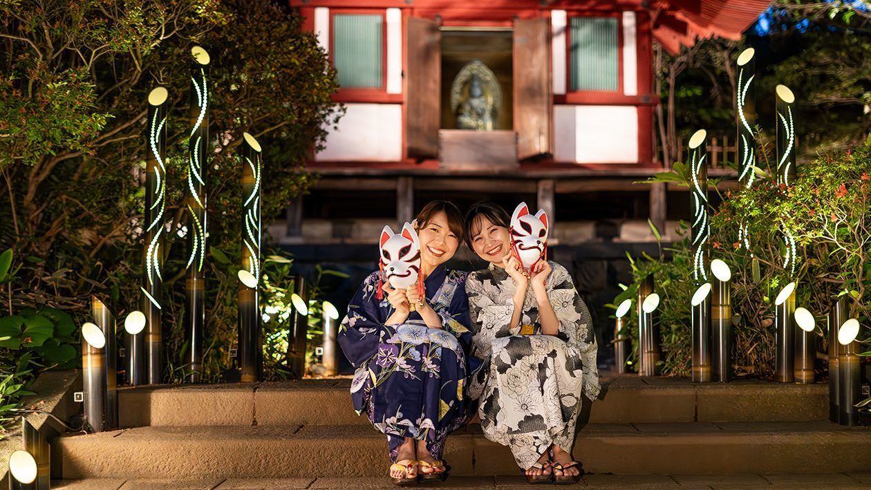「タイムトリップ絶景夕涼み」で日本庭園を彩る夏の夜を満喫の画像