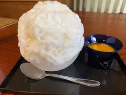 【茨城】田んぼのど真ん中で果実を食べるかき氷