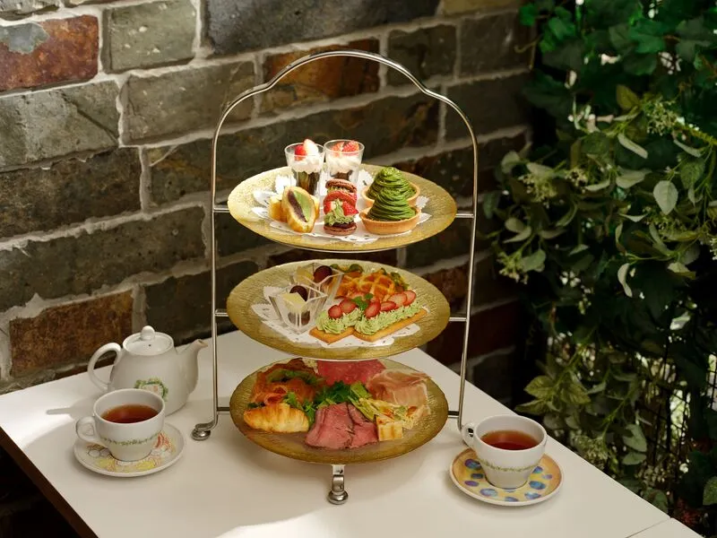 定番メニューのフレンチトースト付きアフタヌーンティーもおすすめ 2枚目