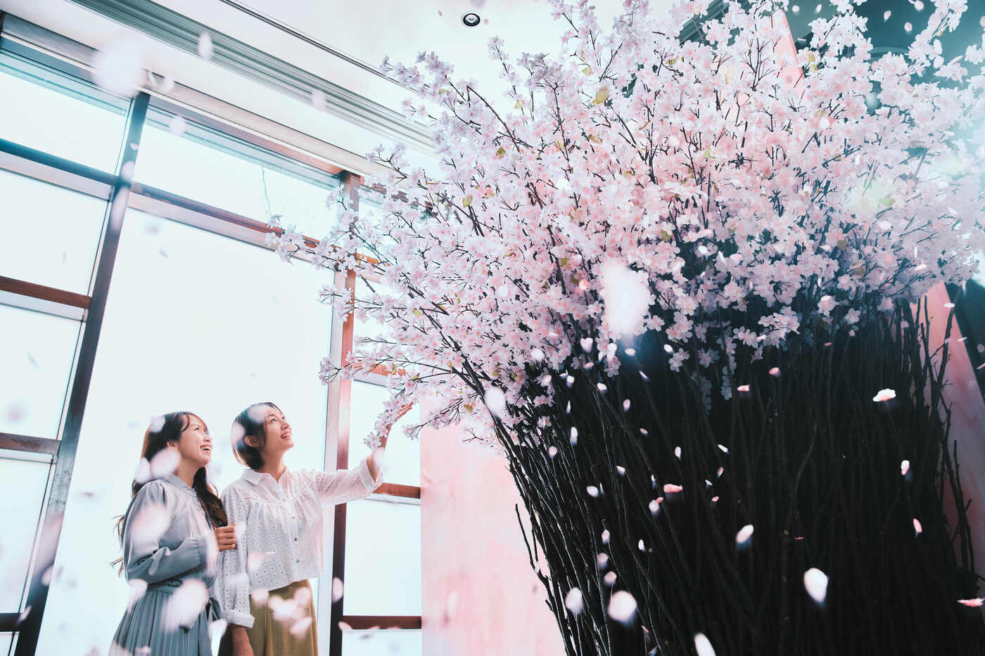 「桜香るアフタヌーンティー」でお花見気分！旭川家具オリジナルスタンドで味わうアフタヌーンティーの画像