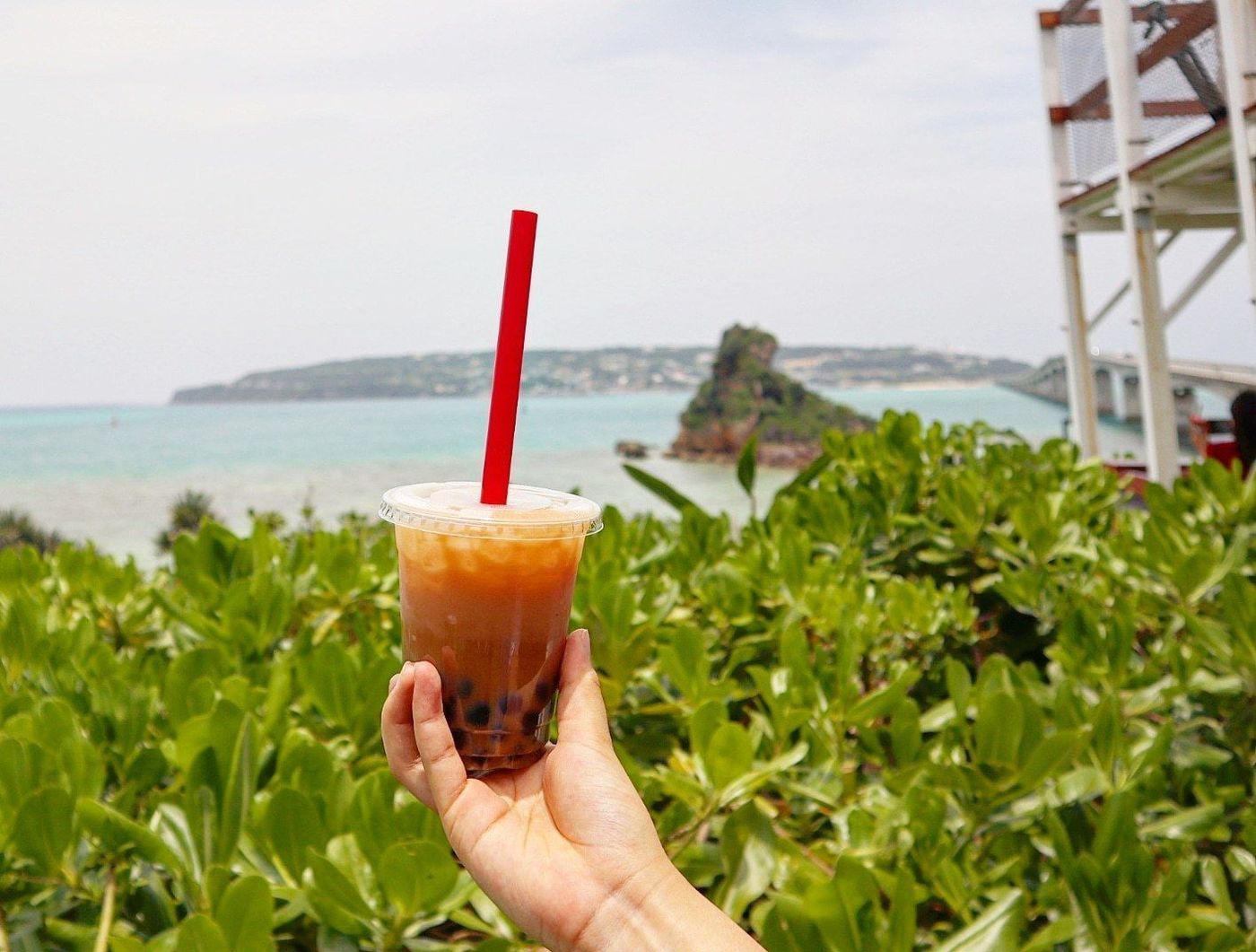 沖縄の青い海とグルメはココ！「美らテラス」♡の画像