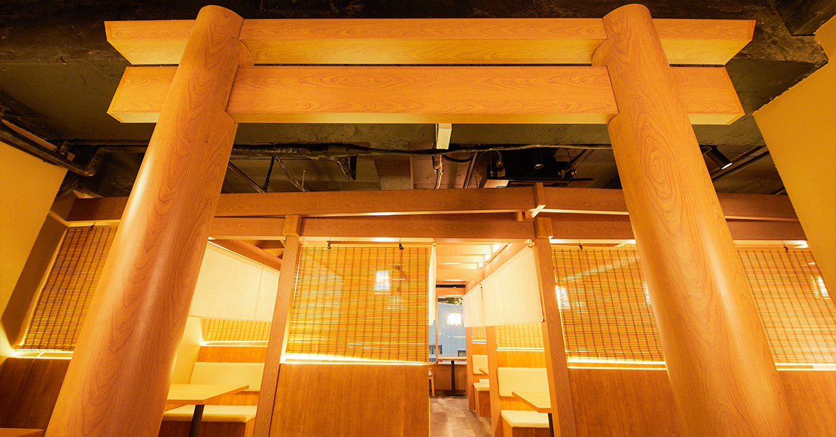 新宿女子会にぴったり！おでん食べ放題500円の和風空間｜京出汁おでんと旬菜天ぷら 鳥居くぐり 新宿店【公式】の画像
