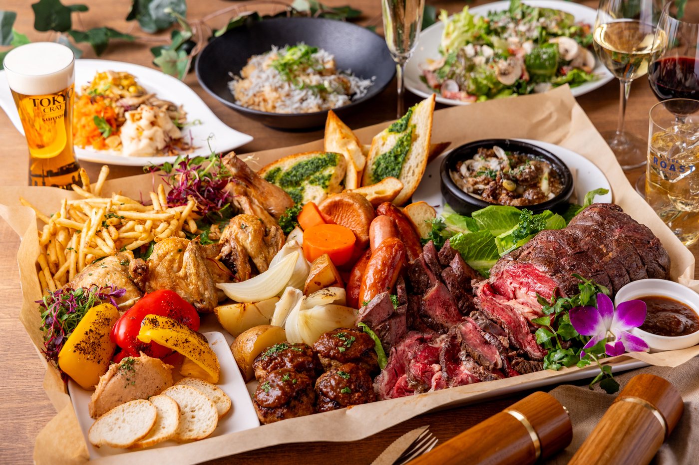 2025年忘年会・新年会を丸の内で！東京駅直結｜THE ROAST KOBE MEAT HOUSE【公式】の画像