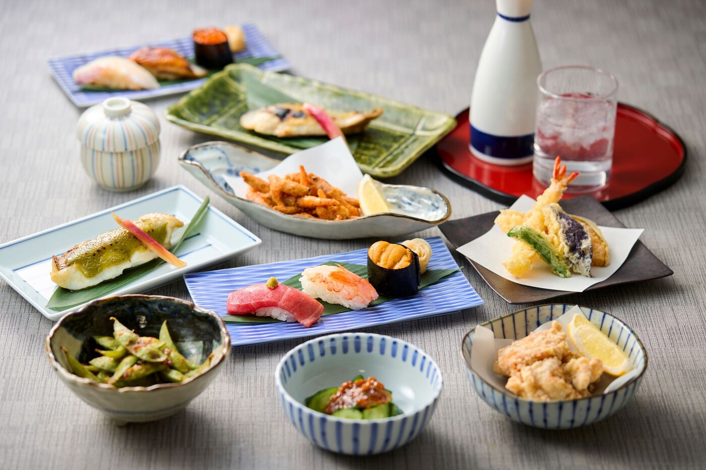 玉造駅すぐ『旬の寿司と天ぷら すし半 粋 玉造店』！個室完備の和食店の画像