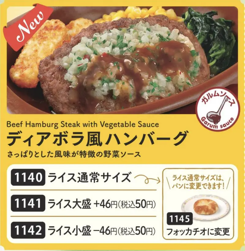 3. ディアボラ風ハンバーグ 1枚目