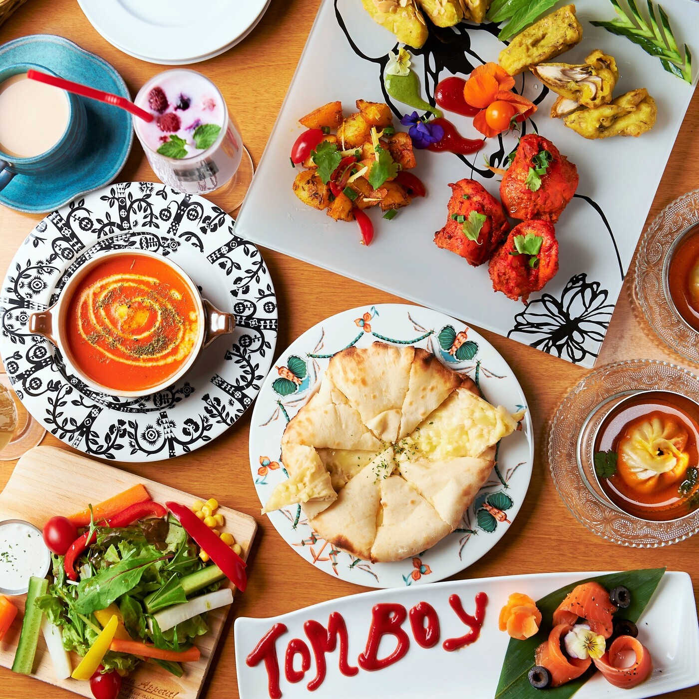 新宿女子会＆ランチに個室完備の多国籍料理！TOMBOY 新宿店【公式】の画像
