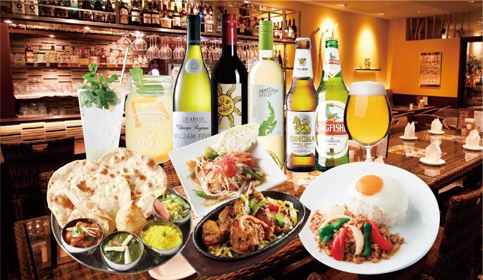 本格インド・タイ料理で気分転換！飯田橋｜ディップパレス 飯田橋サクラテラス店【公式】の画像