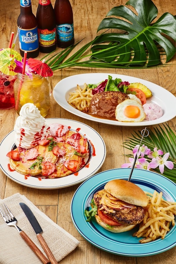 ハワイの雰囲気で女子会やファミリータイムを楽しめる白山のカフェ！｜	 Hawaiian Diner HANAO CAFÉ イオンモール白山店の画像