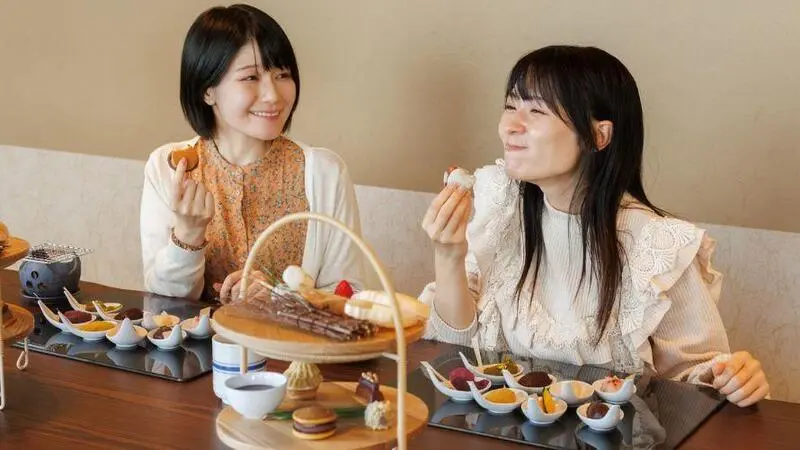 「品川プリンスホテル」女子旅におすすめ！和のアフタヌーンティー”おこたであったか 餡くらべ” PR 1枚目