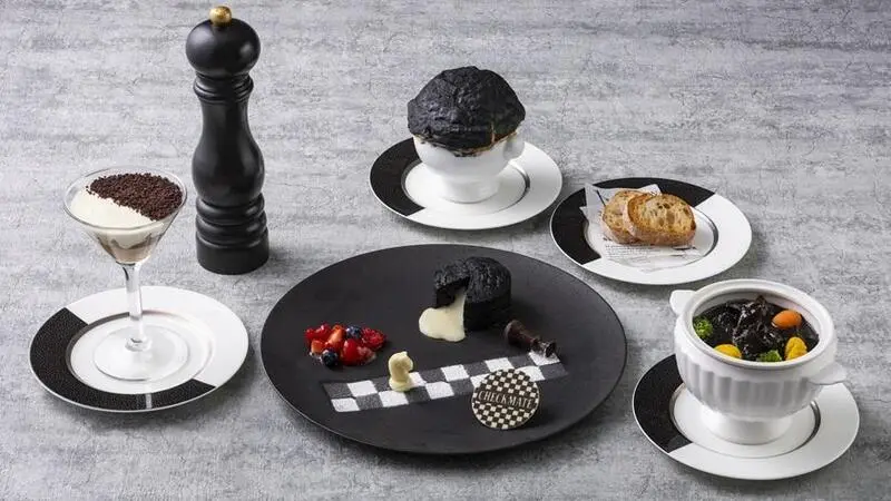 【屋内】東京プリンスホテル｜モノクロ世界で大人穴場デート！トーキョーモノクロテラス -BLACK & WHITE- PR 1枚目