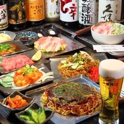 【深夜3:00まで営業】中野でお好み焼き＆鉄板焼きを楽しむなら『兎の花』！1人飲み〜団体利用までOK