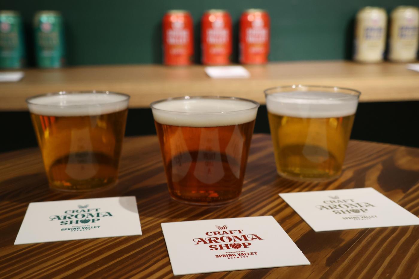 【取材体験】渋谷で"ホップの香り"を体験できるビールイベント「CRAFT AROMA SHOP」開催！500円で飲み比べもの画像