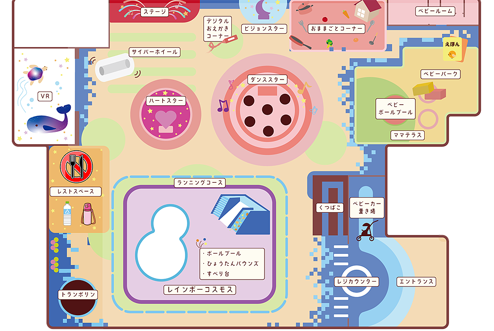 【愛知・蒲郡】キッズパーク ハピピランド ラグーナ蒲郡店！17の遊具コーナーとキャストとの遊びで子どもが夢中になる屋内型テーマパークの画像
